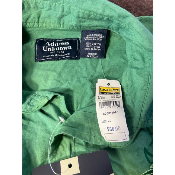 Address Unknown Ombré embroidered shirt. - Picture 7 of 9